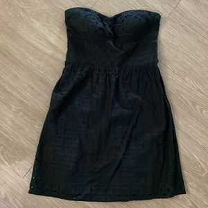 Sleeveless little black dress